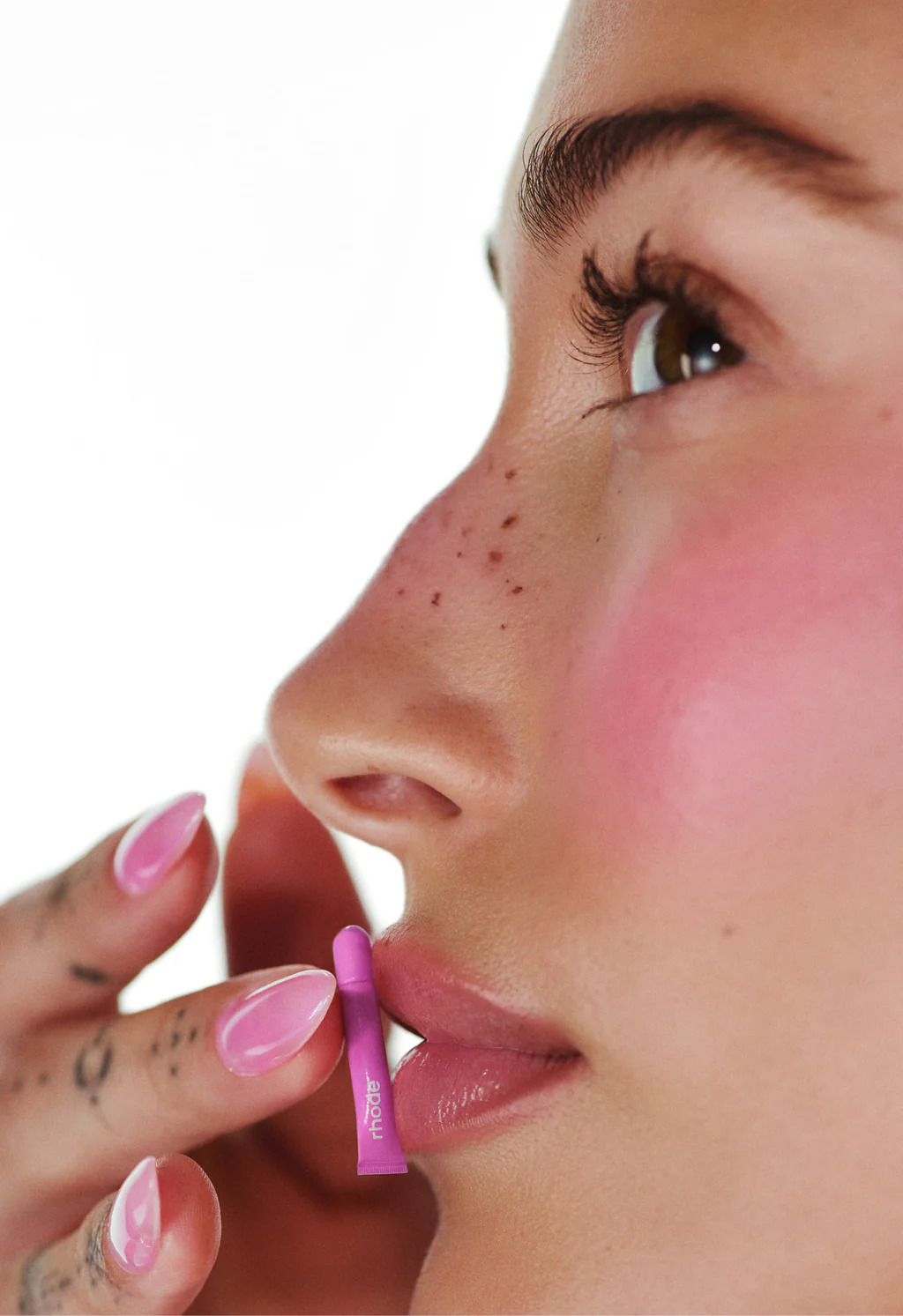 Лімітований тінт для вуст із пептидами RHODE SHORTCAKE BABY PINK Peptide Lip Tint The Tinted Lip Layer